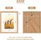 8x10 Picture Photo Frame, Oak Photo Frame Display 5x7 Pictures With Mat, 8by10 Picture Frames